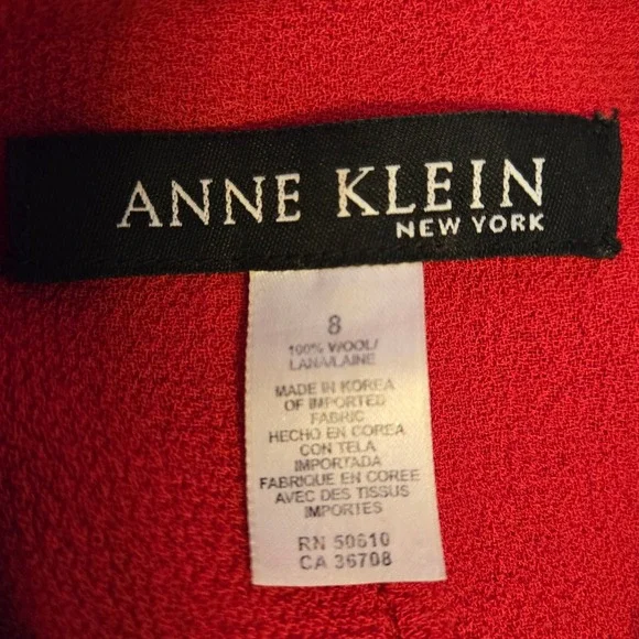 Red Women's Coat - Picture 9 of 12